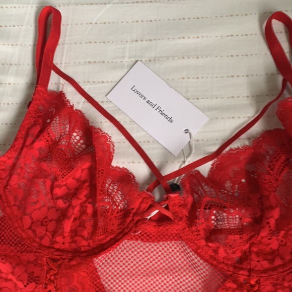 Beautiful!!!!!    Bodysuit in Red
Lovers and Friends - Picture 8 of 9